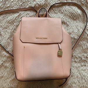 Michael Kors pink backpack